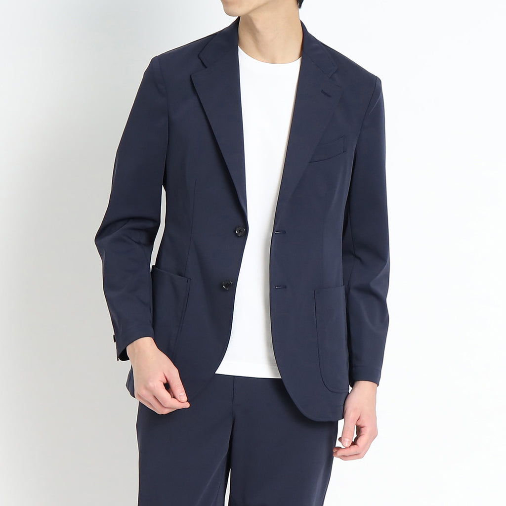 MIESROHE washableイージージャケット【ウォッシャブル】 マットツイスト イージージャケット ブラック | ＋CLOTHET ONLINE