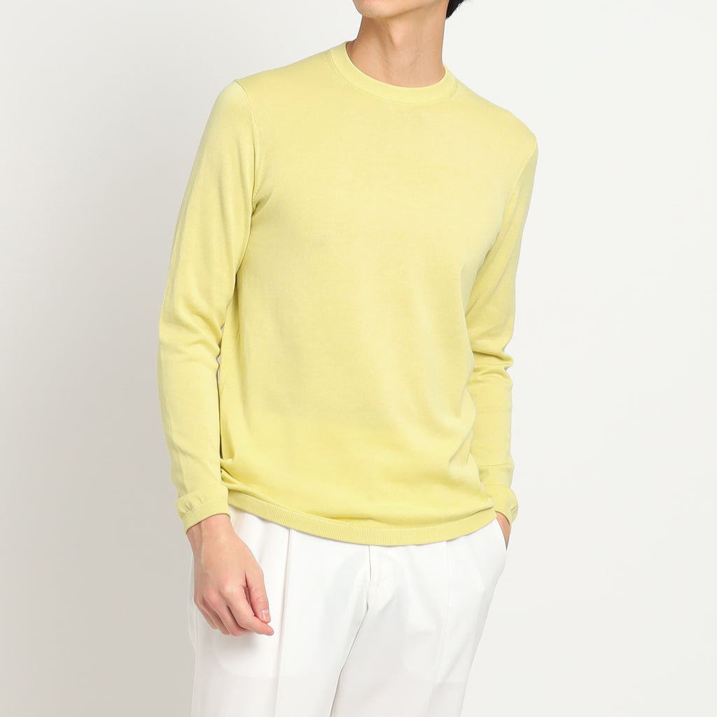 スビンプラチナム クルーネックニット カナリア | ＋CLOTHET ONLINE