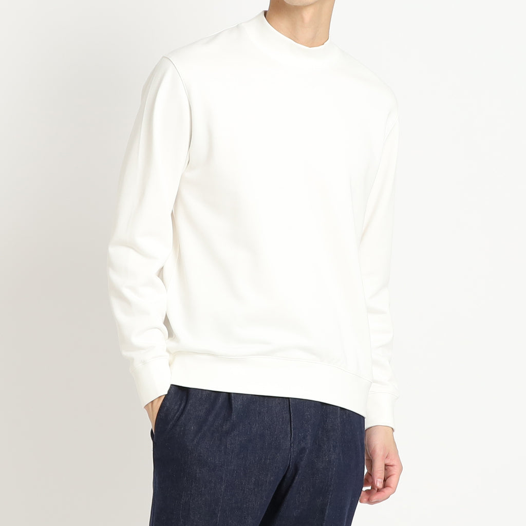 Urake Mock Neck Sweatshirt(スビンプラチナム裏毛モックネック