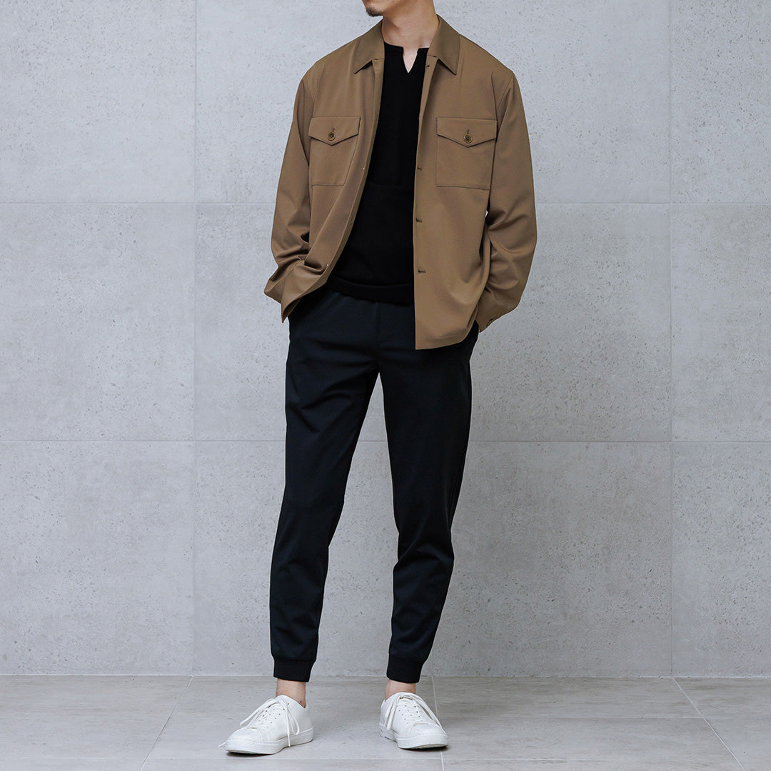 Matte Twist Fatigue Shirt Color: Camel