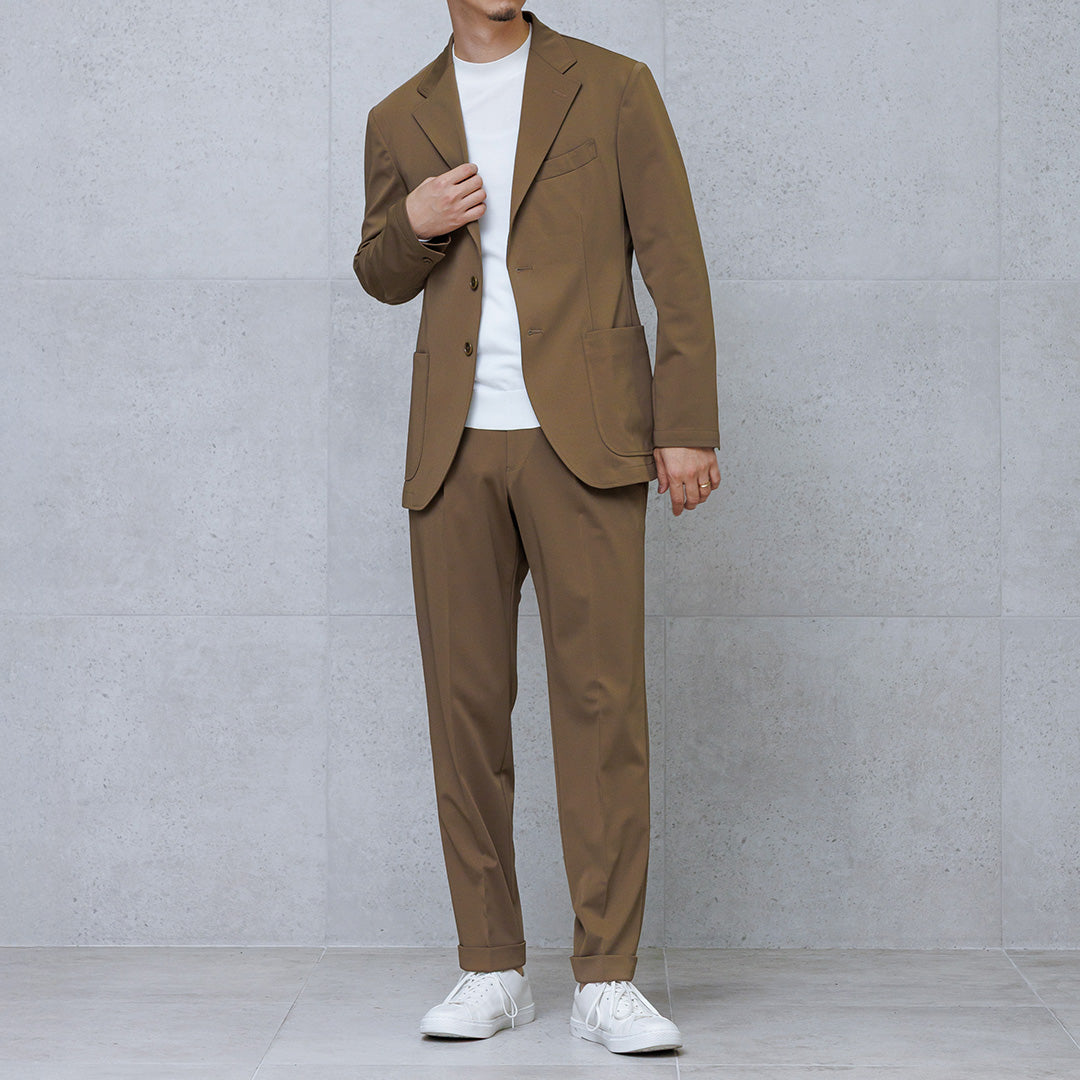 Matte Twist Easy Jacket Color: Camel