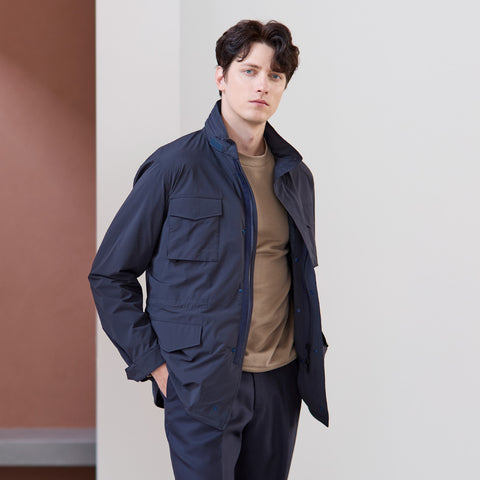 Tex Nylon M65 Field Jacket Color: Navy