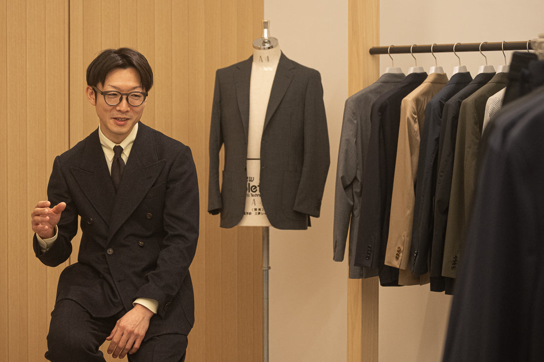 ビスポークテーラー吉田泰輔氏と2026年春にリニューアルをした＋CLOTHETのジャケット