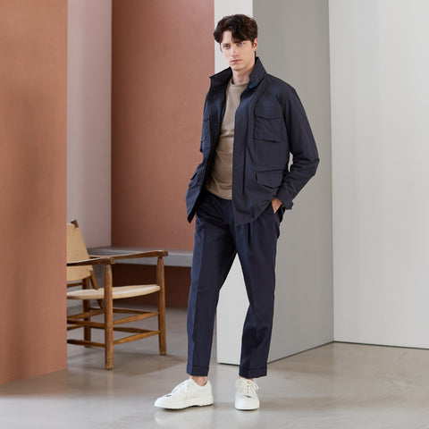 Tex Nylon M65 Field Jacket Color: Navy