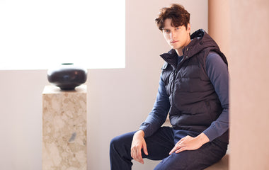 テックスナイロン ダウンベスト