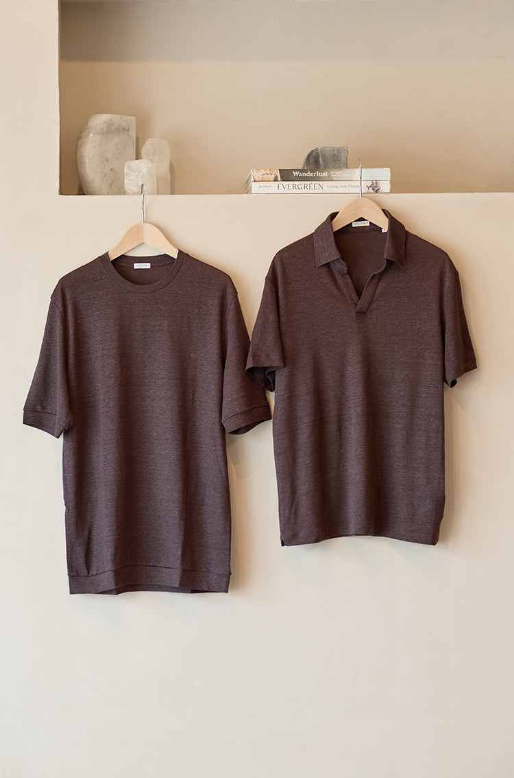 トップス Esan 264 Linen Jersey New Color: Oak – ＋CLOTHET ONLINE