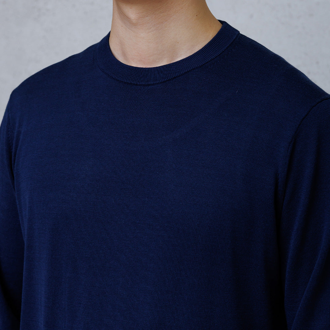 スビンプラチナムニット3型に新色ディープブルー登場｜+CLOTHET