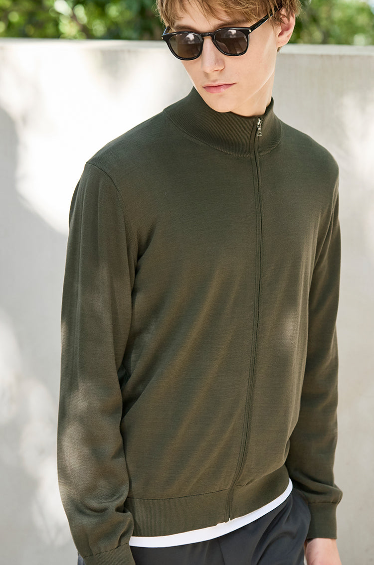 SUVIN PLATINUM Zip Up Knit – ＋CLOTHET ONLINE