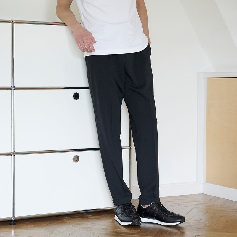 【Renewal】Matte Twist  Easy Trousers Color: Black