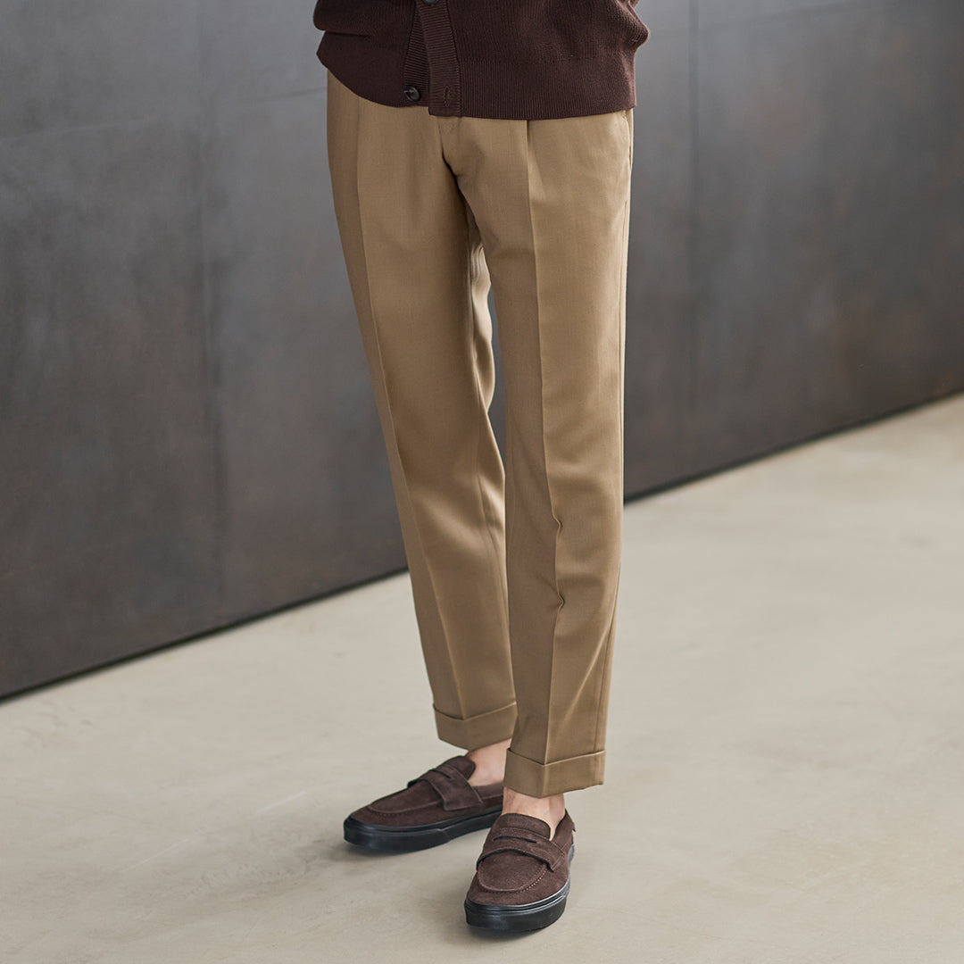 新色キャメル登場 テックウールツイルセットアップ｜+CLOTHET ONLINE