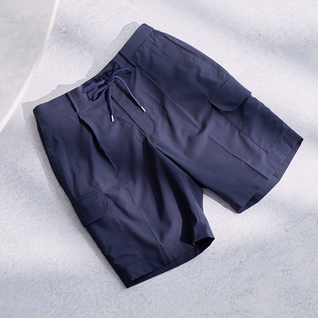 316 High Twist Cotton Panama Cargo Short Pants – ＋CLOTHET ONLINE