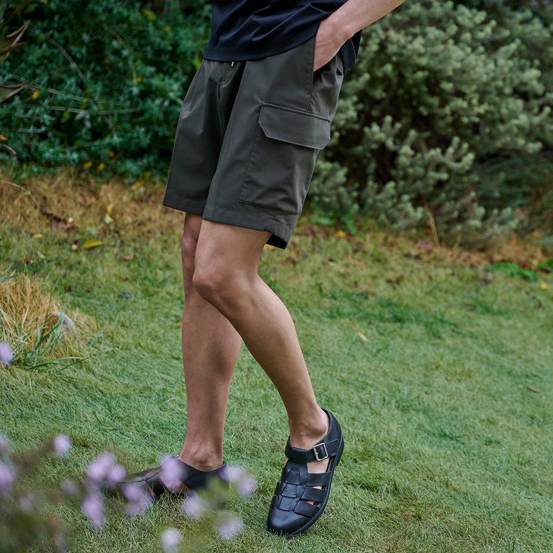 316 High Twist Cotton Panama Cargo Short Pants – ＋CLOTHET ONLINE