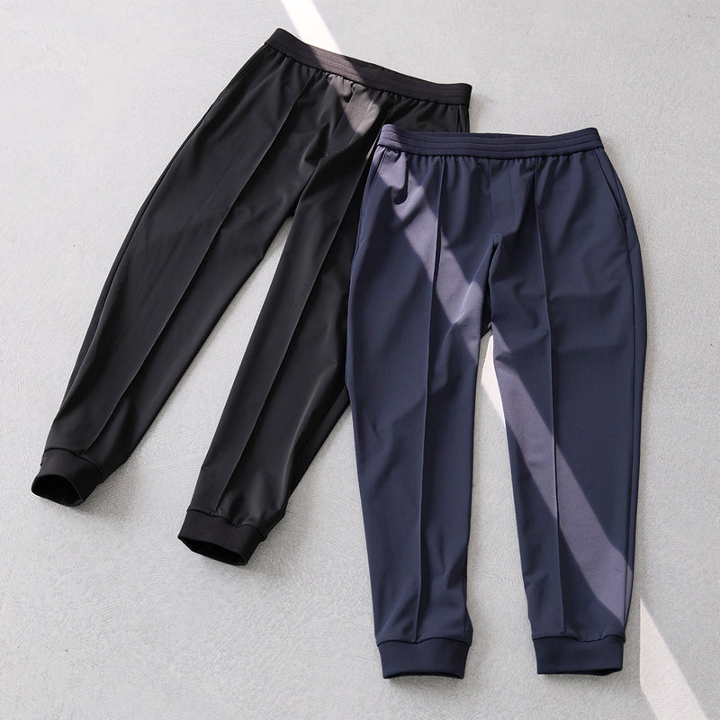 【Renewal】Matte Twist Jogger Pants Color: Black