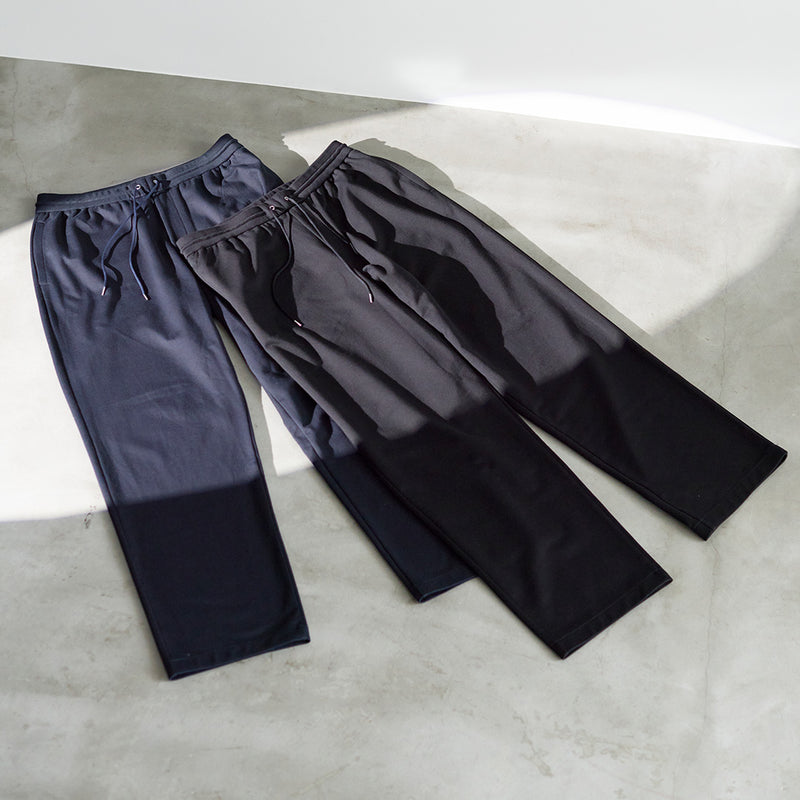 Smooth Terry Wide Pants Color: Black