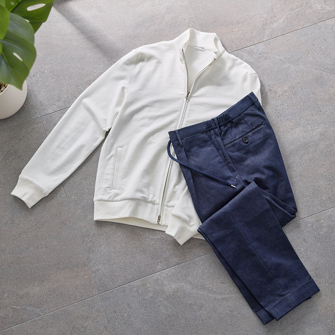 296 Smooth Terry Stand Collar Zip Up – ＋CLOTHET ONLINE