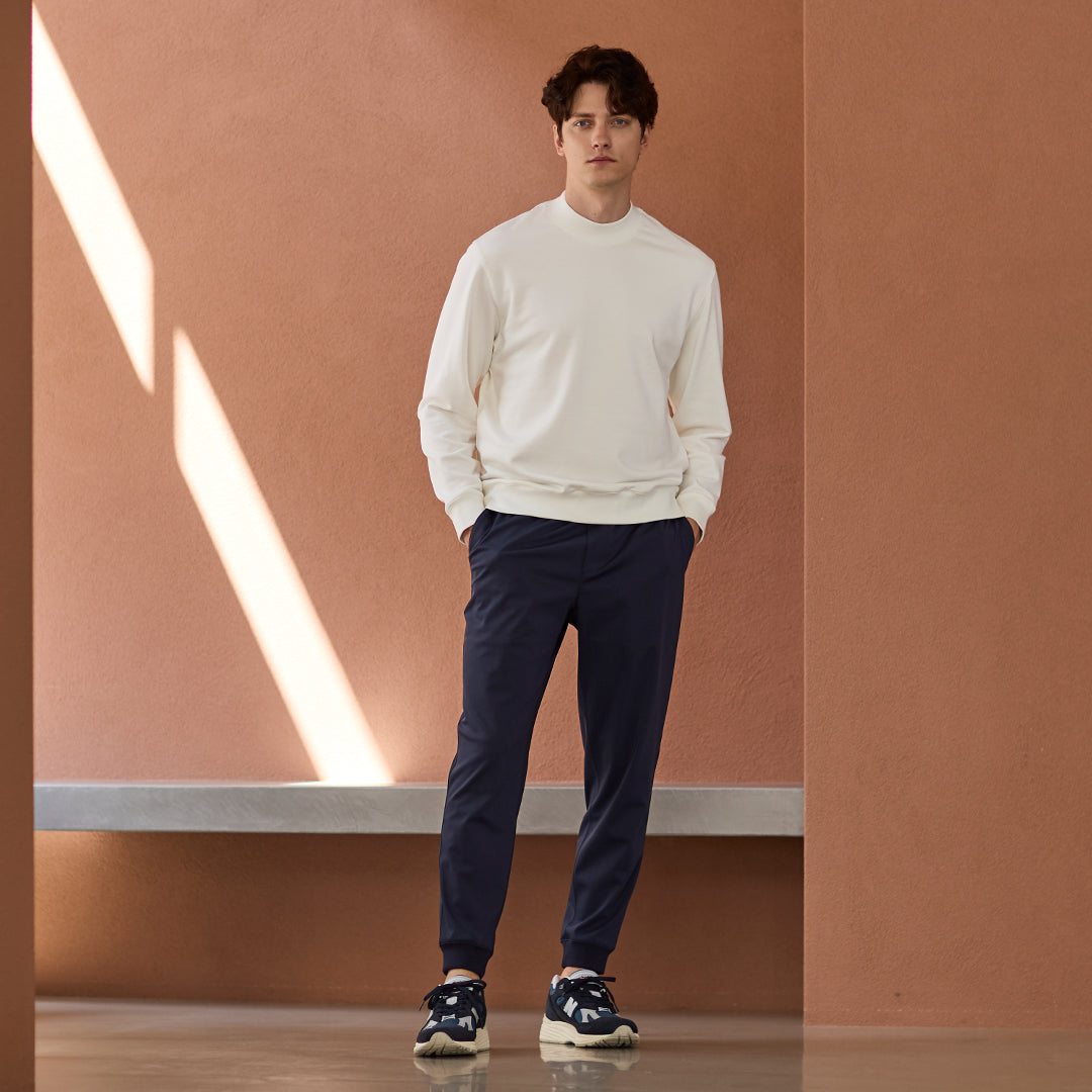 裏毛シリーズ新作 モックネックスウェットシャツ｜+CLOTHET ONLINE
