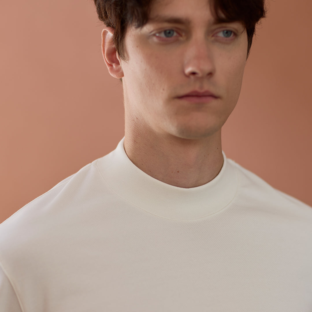 裏毛シリーズ新作 モックネックスウェットシャツ｜+CLOTHET ONLINE