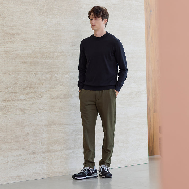 Tailored Long Sleeve T-shirt Color: Black