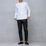 GIZA45 Long Sleeve Dress T-shirt Color: White