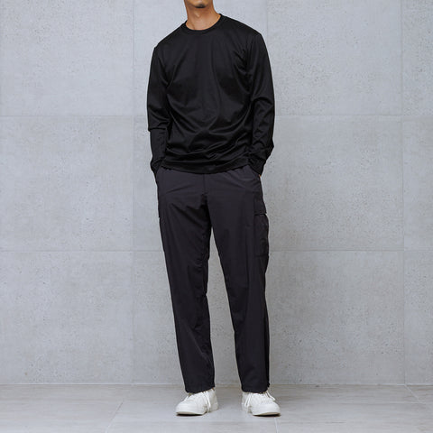 GIZA45 Long Sleeve Dress T-shirt Color: Black