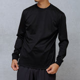 GIZA45 Long Sleeve Dress T-shirt Color: Black