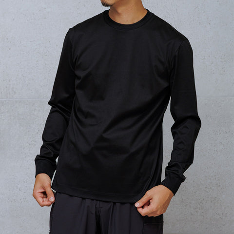 GIZA45 Long Sleeve Dress T-shirt Color: Black