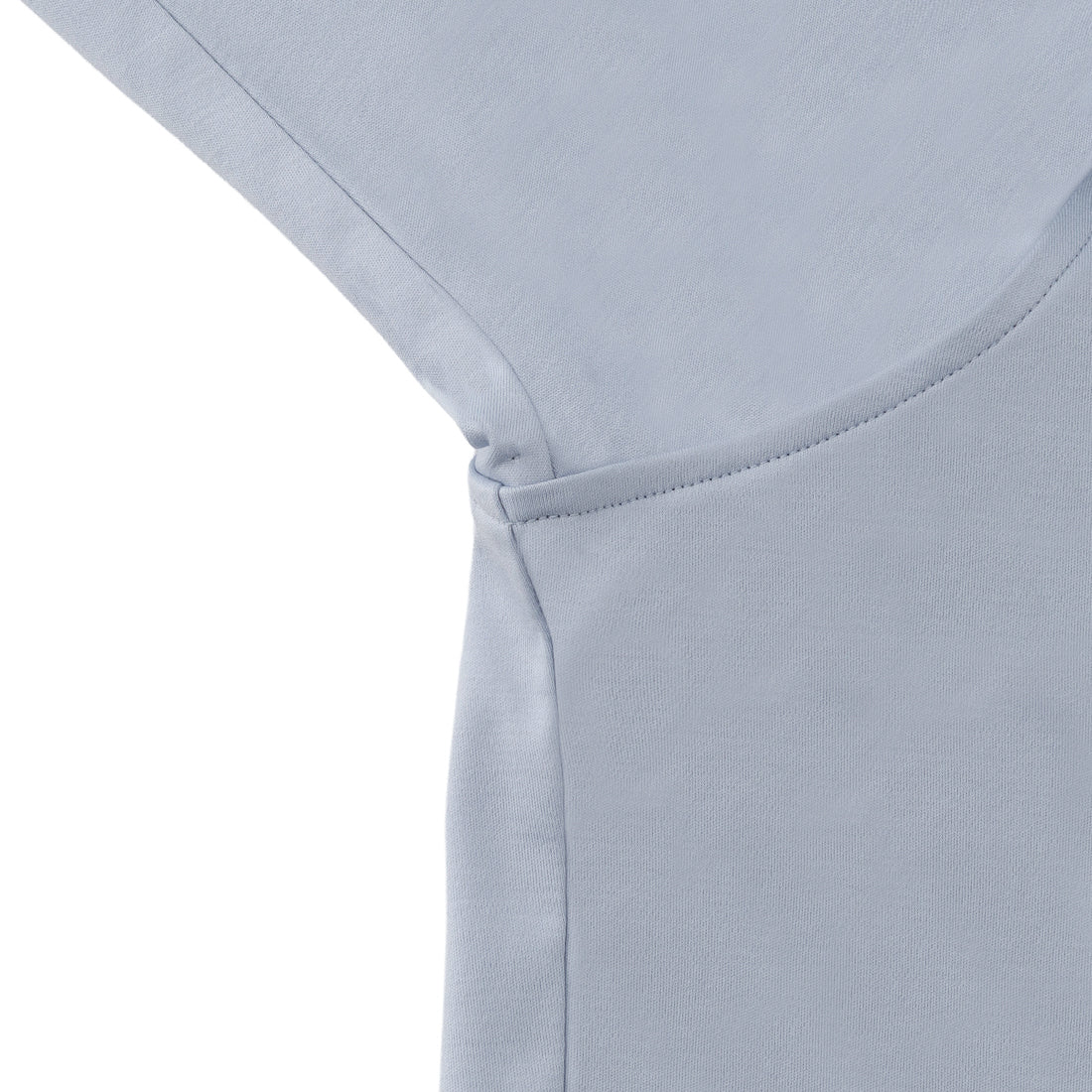 GIZA45 Horizontal Collar Shirt: Sax