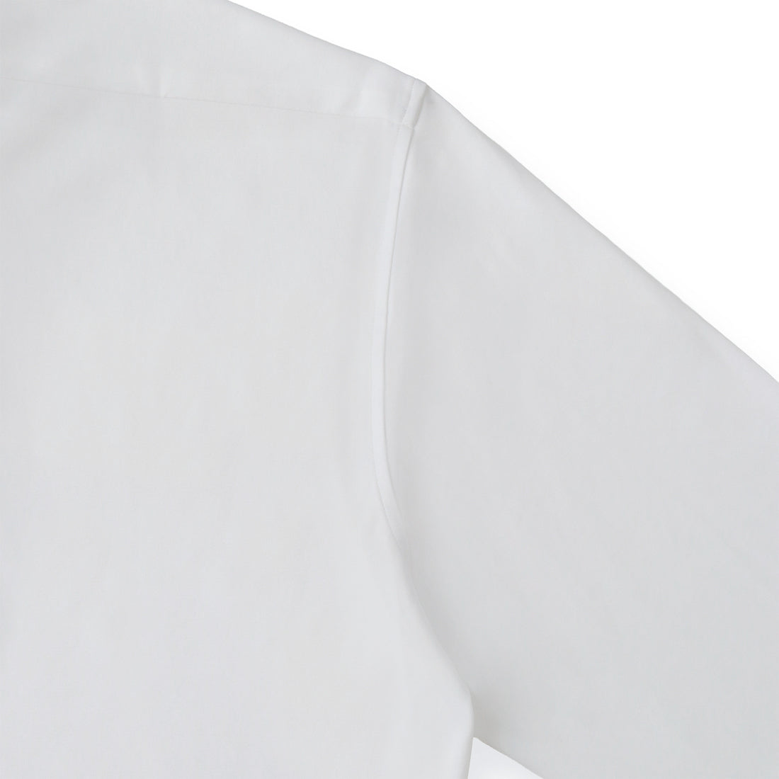 GIZA45 Horizontal Collar Shirt: White