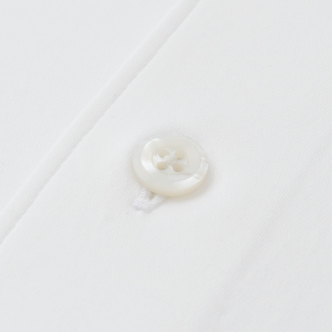 GIZA45 Horizontal Collar Shirt: White