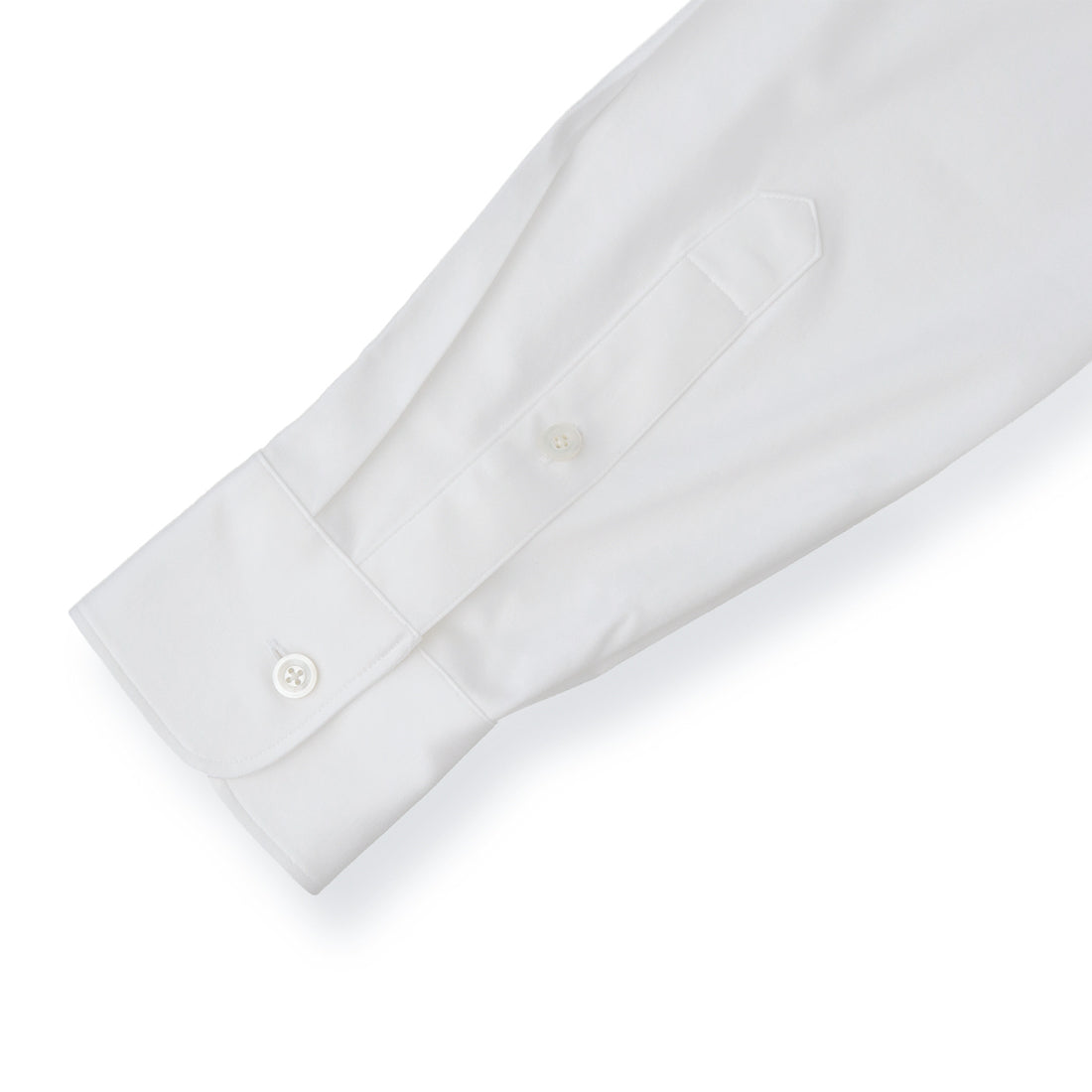GIZA45 Horizontal Collar Shirt: White