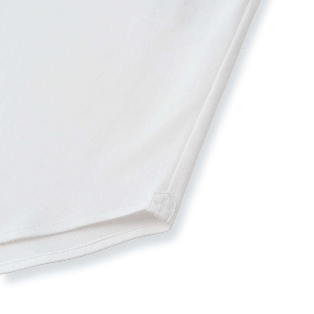 GIZA45 Horizontal Collar Shirt: White