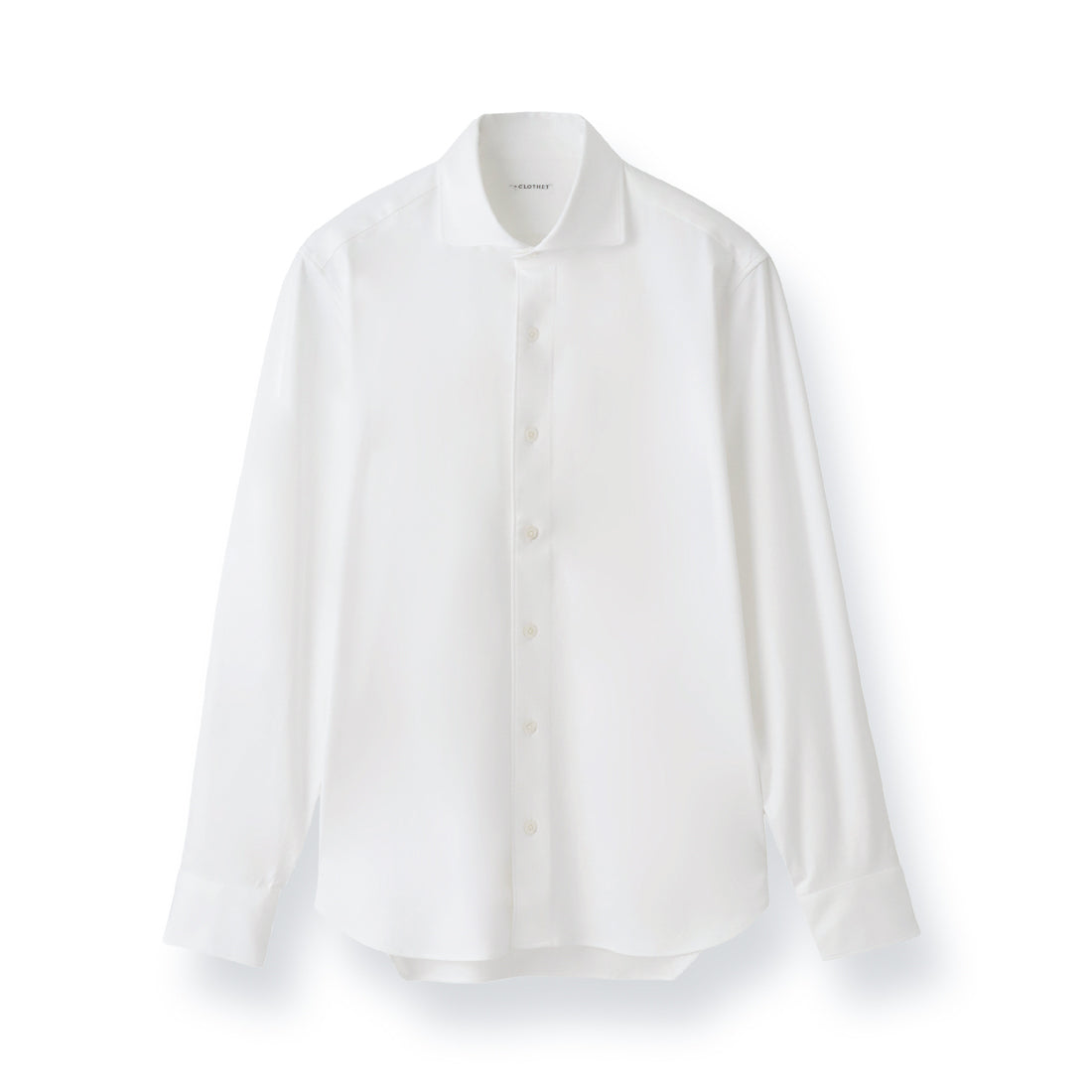 GIZA45 Horizontal Collar Shirt: White
