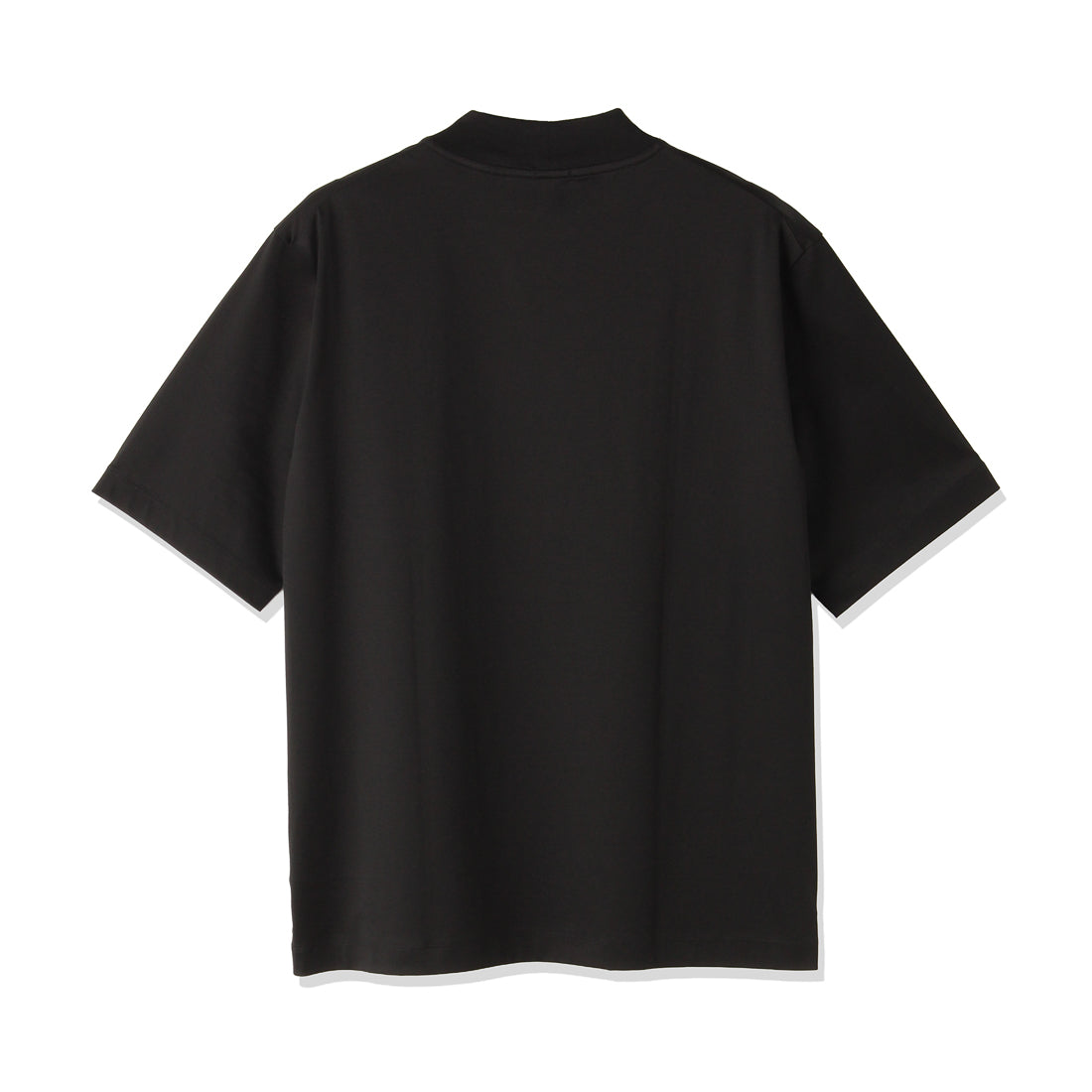 GIZA45 Mock Neck Dress T-shirt Color: Black