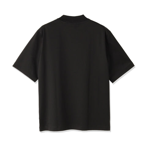 GIZA45 Mock Neck Dress T-shirt Color: Black