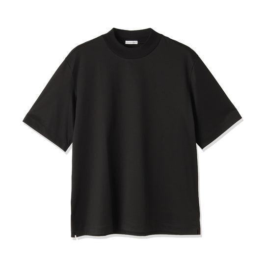 GIZA45 Mock Neck Dress T-shirt Color: Black