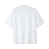 GIZA45 Mock Neck Dress T-shirt Color: White