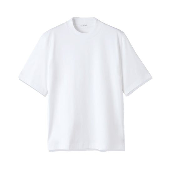 GIZA45 Mock Neck Dress T-shirt Color: White