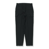 High Twist Cotton Panama Cargo Trousers Color: Black