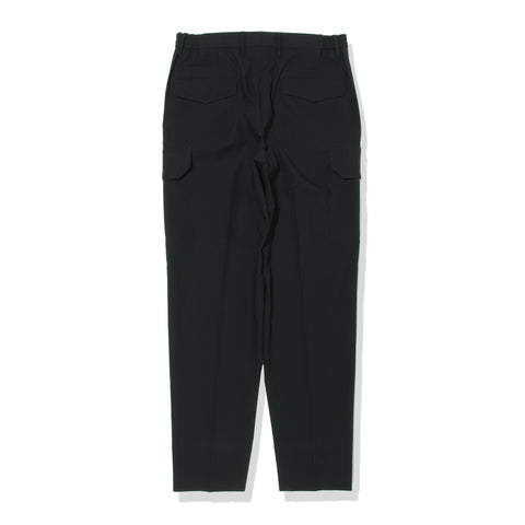 High Twist Cotton Panama Cargo Trousers