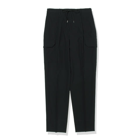 High Twist Cotton Panama Cargo Trousers