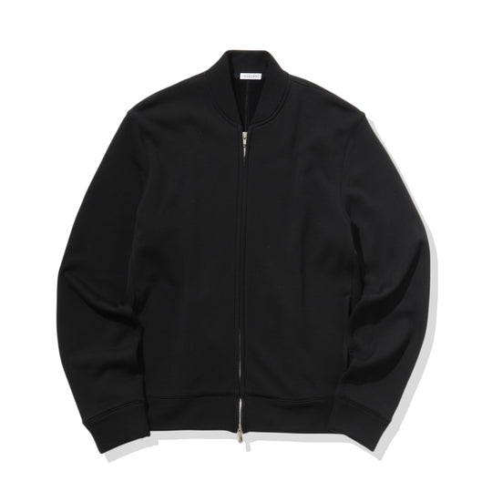 Wool Zip-up Blouson Color: Black