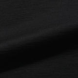 Wool Tailored Mock Neck Long Sleeve T-shirt Color: Black