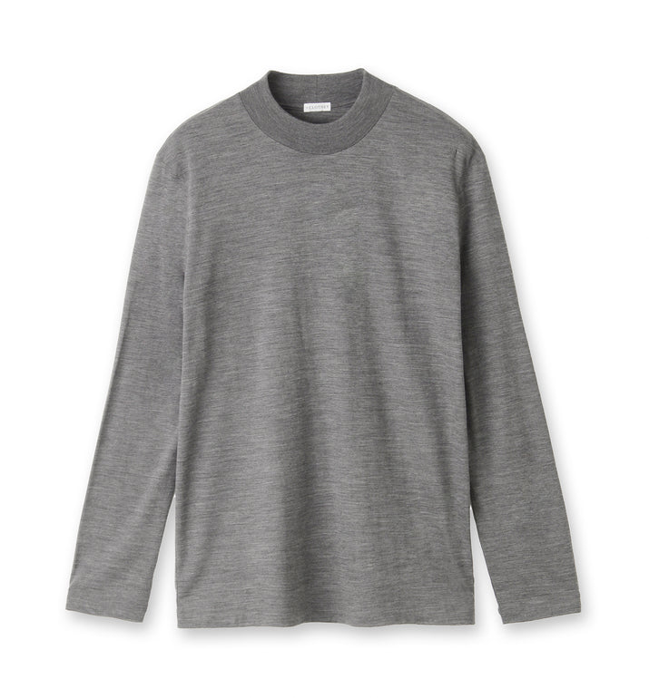 スビンプラチナムテーラードモックネックロングスリーブTシャツの商品画像