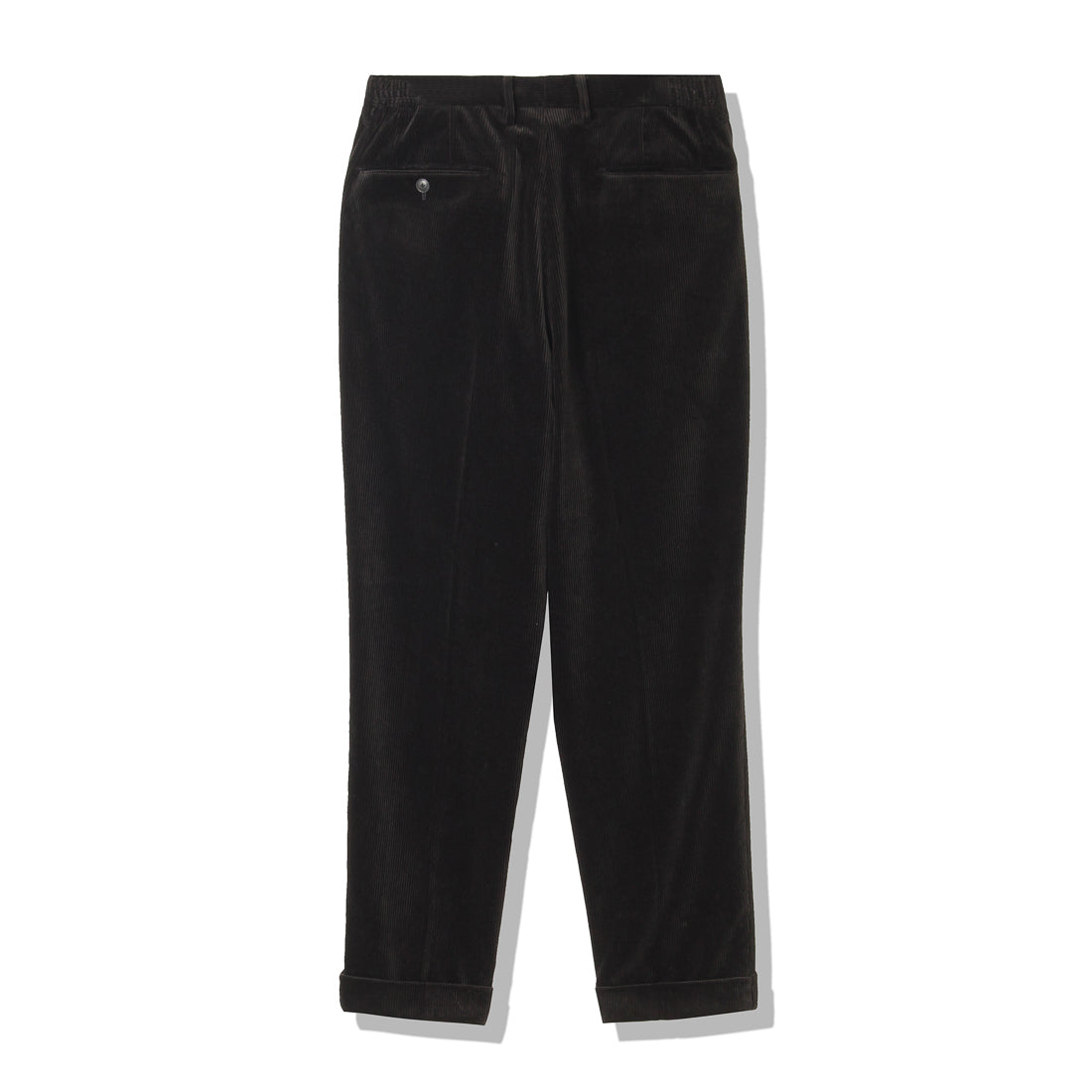 SUVIN PLATINUM Corduroy Easy Trousers Color: Black