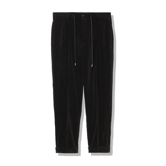 SUVIN PLATINUM Corduroy Easy Trousers Color: Black