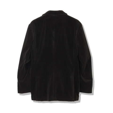 SUVIN PLATINUM Corduroy Tailored Jacket Color: Black