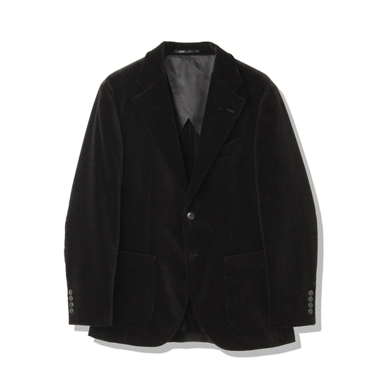 SUVIN PLATINUM Corduroy Tailored Jacket Color: Black