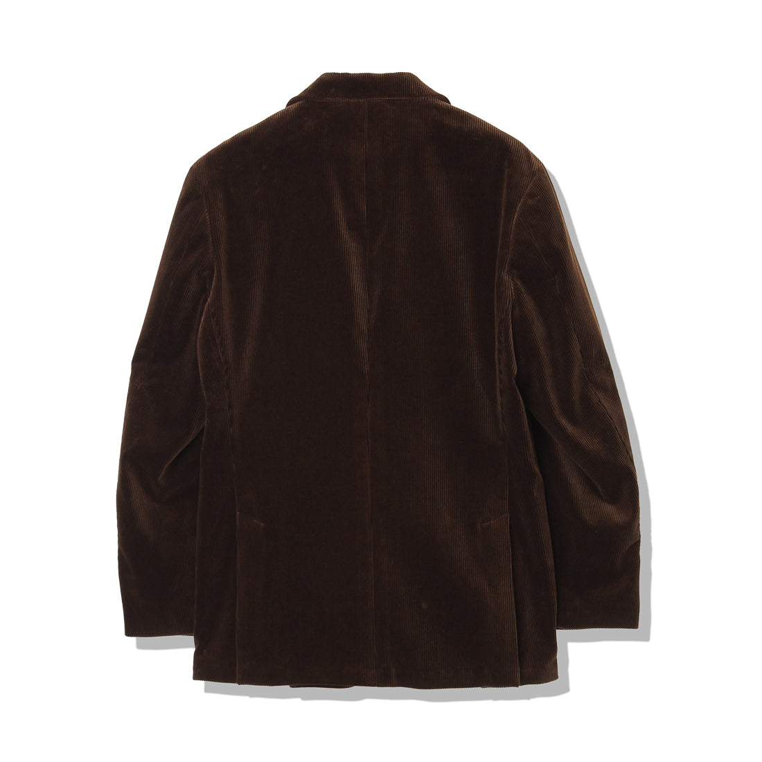 SUVIN PLATINUM Corduroy Tailored Jacket Color: Brown