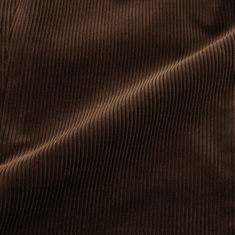 SUVIN PLATINUM Corduroy Tailored Jacket Color: Brown
