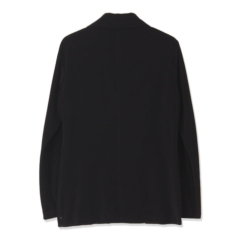 Micro Pile  Cardigan Double Jacket Color: Black